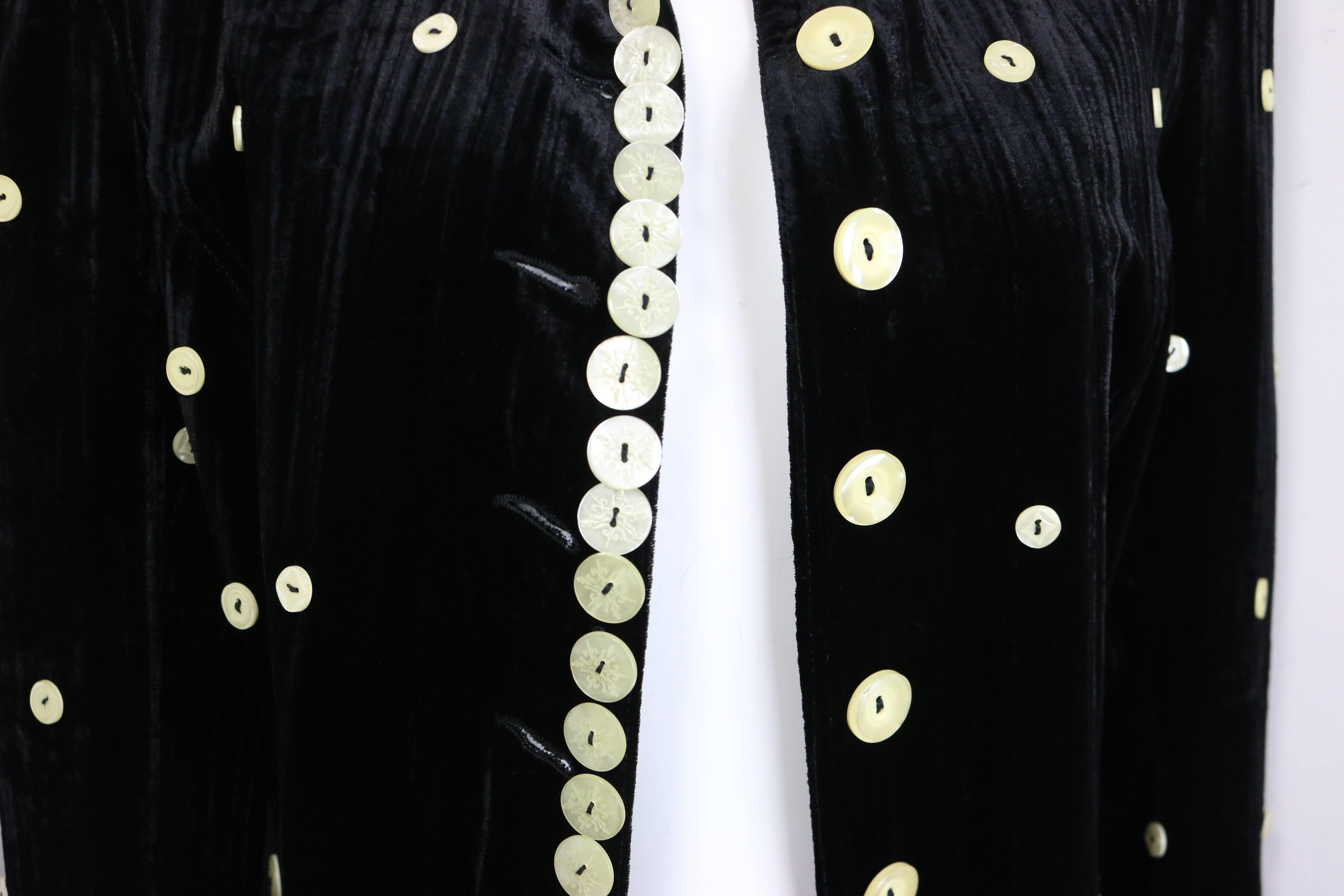 pearl button jacket