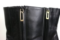 Gucci by Tom Ford Black Leather Ankle Boots