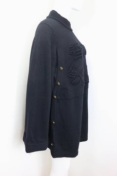 Limited 2010 Shanghai Chanel Black Cashmere "CC"  Sweater Dress