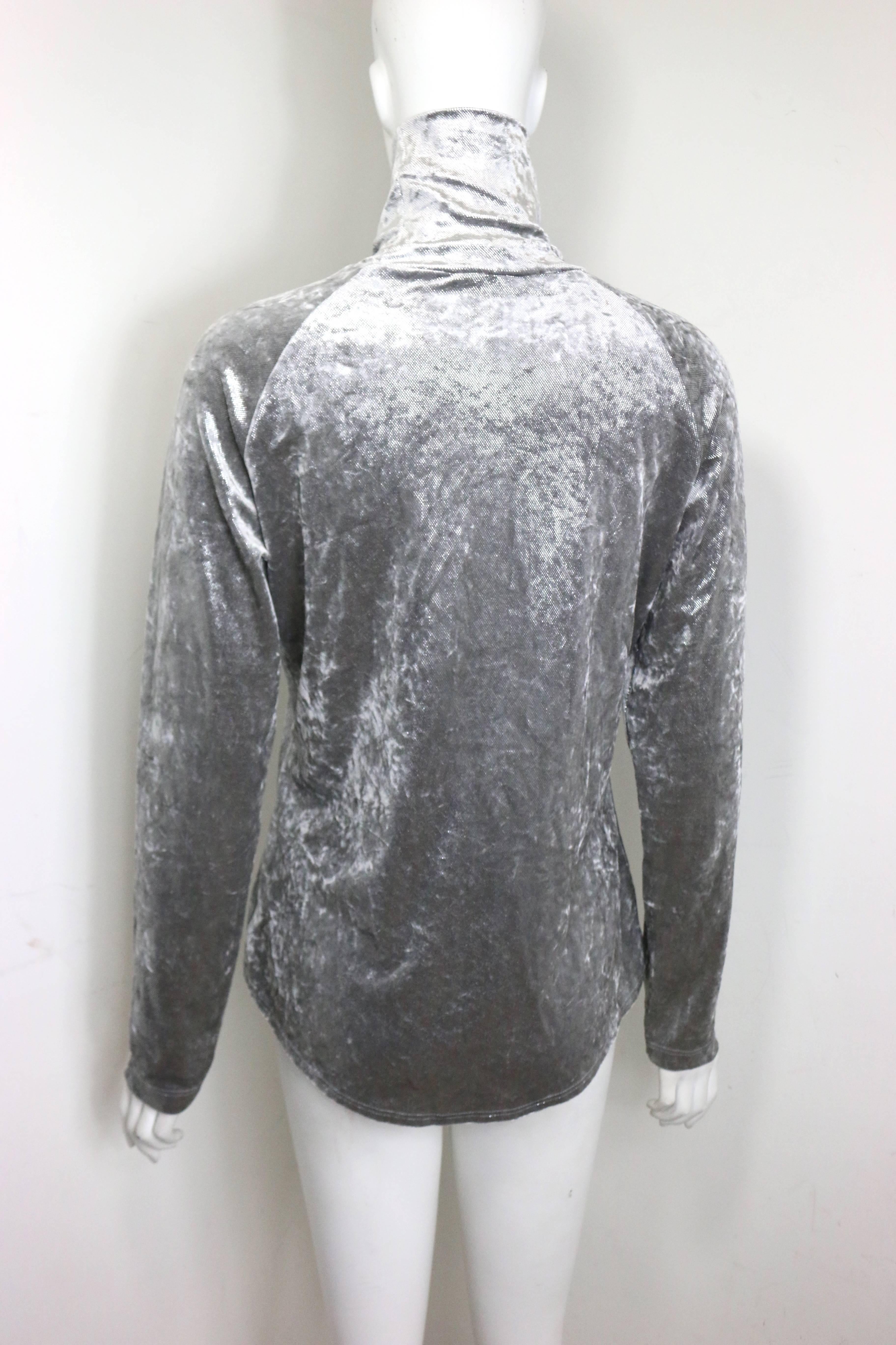 silver turtle neck