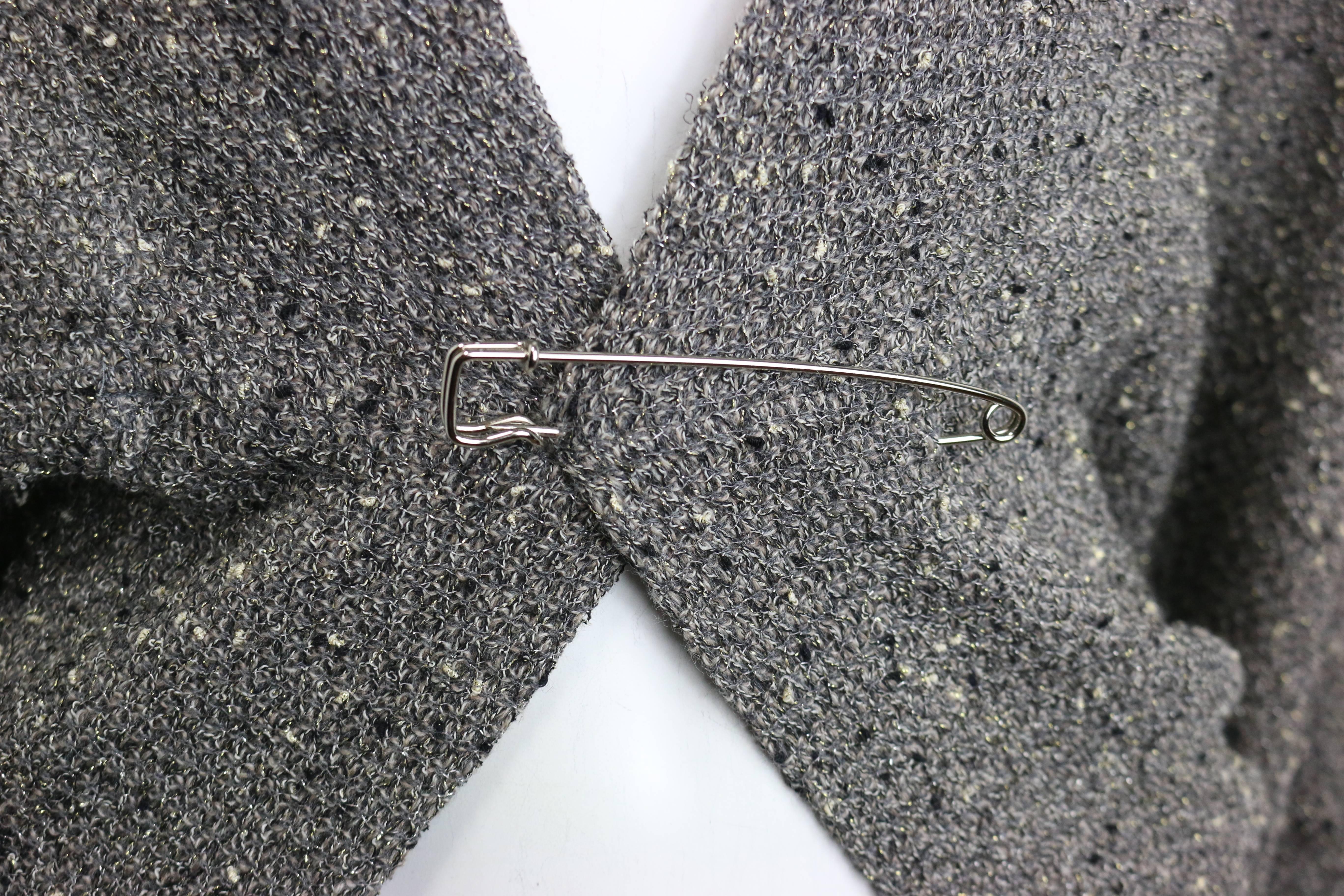 grey bolero cardigan