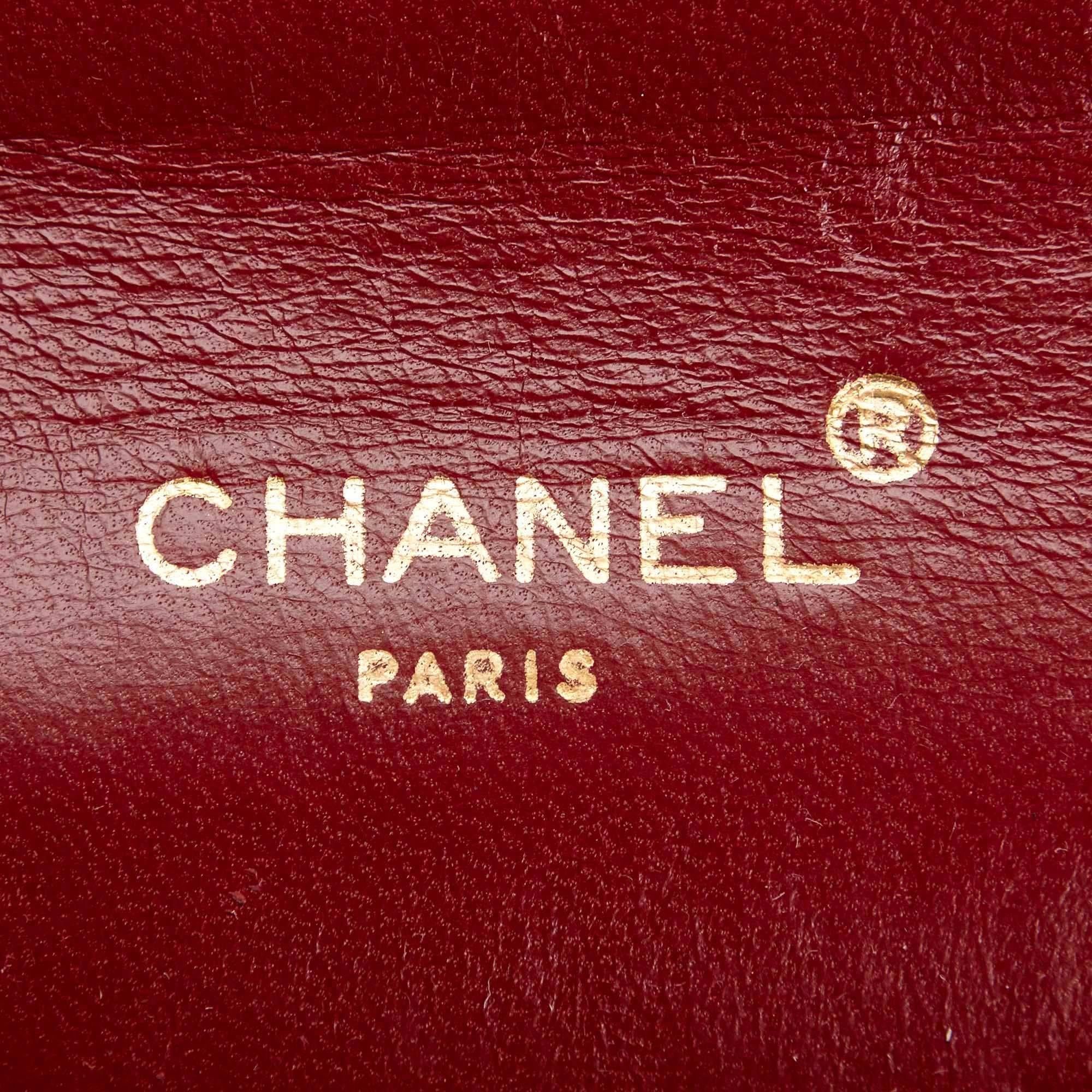 Chanel Black Mini Matelasse Quilted Lambskin Leather Shoulder Bag 1