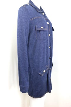Unworn Chanel Blue Wool Tunic/Dress