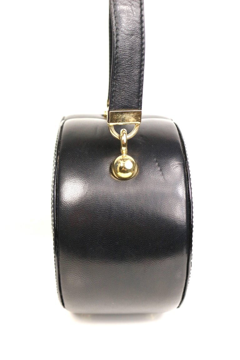 Vintage Franco Bellini Suede Jeweled Crystal Handle Handbag