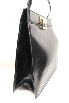 Gucci by Tom Ford Black Leather Handbag