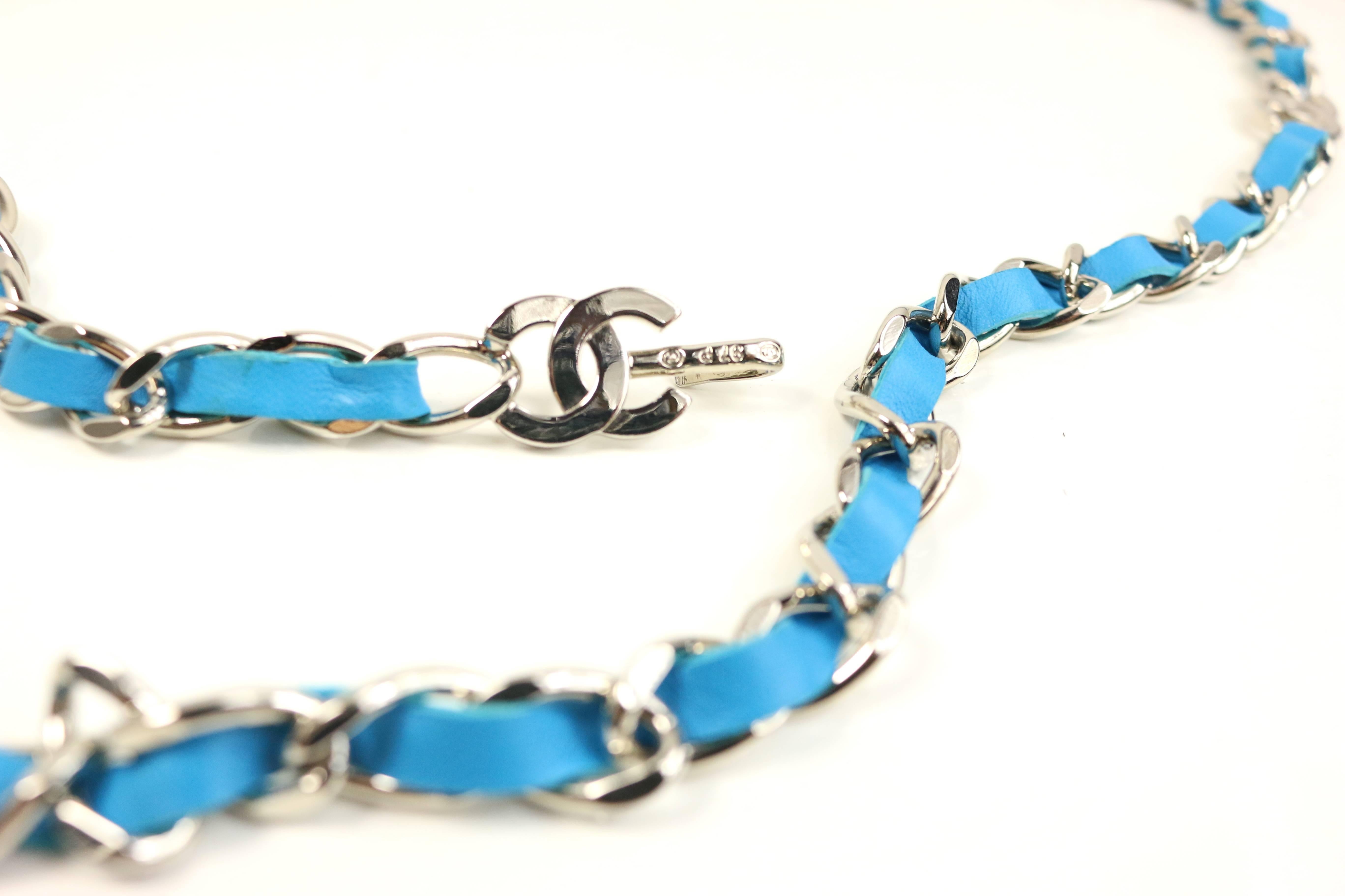 turquoise chain belt