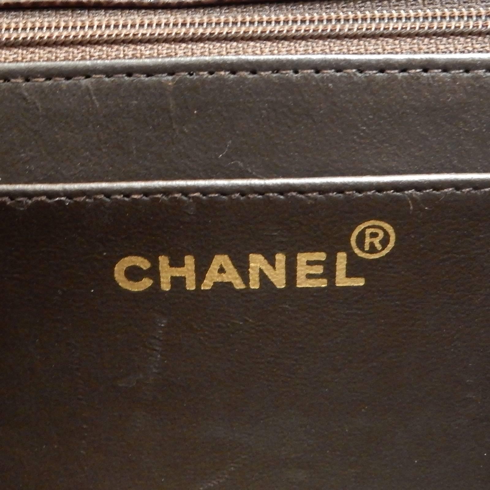 Chanel Diana Black Lambskin Gold Chain Shoulder Bag  2