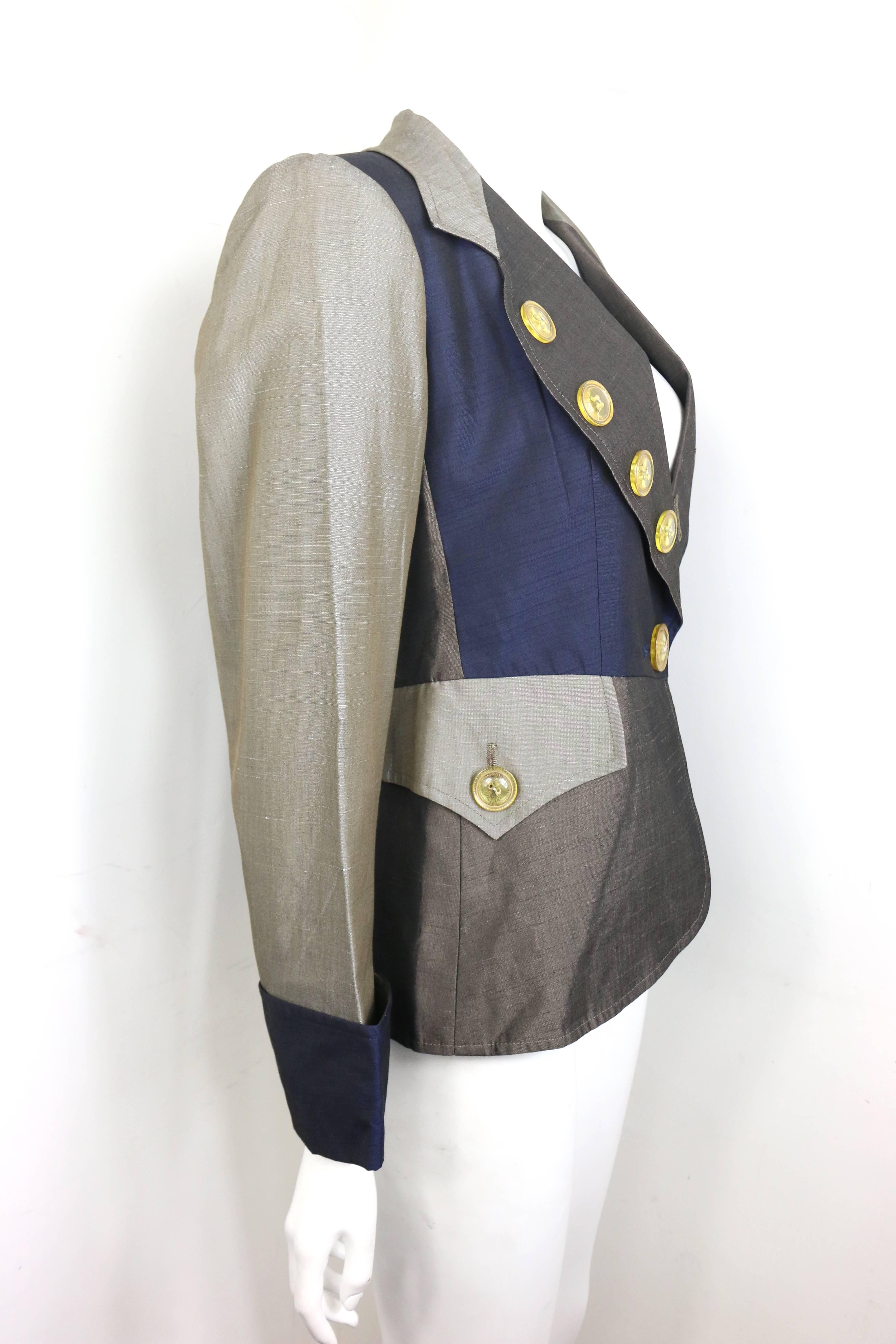 Christian Lacroix Colour Blocked Jacket In Excellent Condition In Sheung Wan, HK