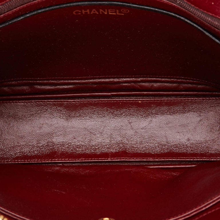 Chanel Black Quilted Matelasse Lambskin Shoulder Bag at 1stDibs