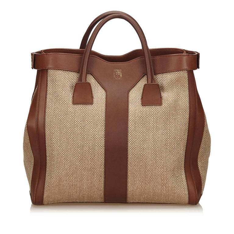 YSL Brown and Beige Woven and Linen Y Tote Bag at 1stDibs ysl woven bag, ysl brown bag, ysl totes