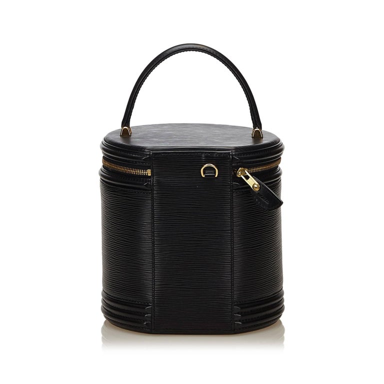 Louis Vuitton Epi Leather Cannes Round Vanity Bag at 1stdibs