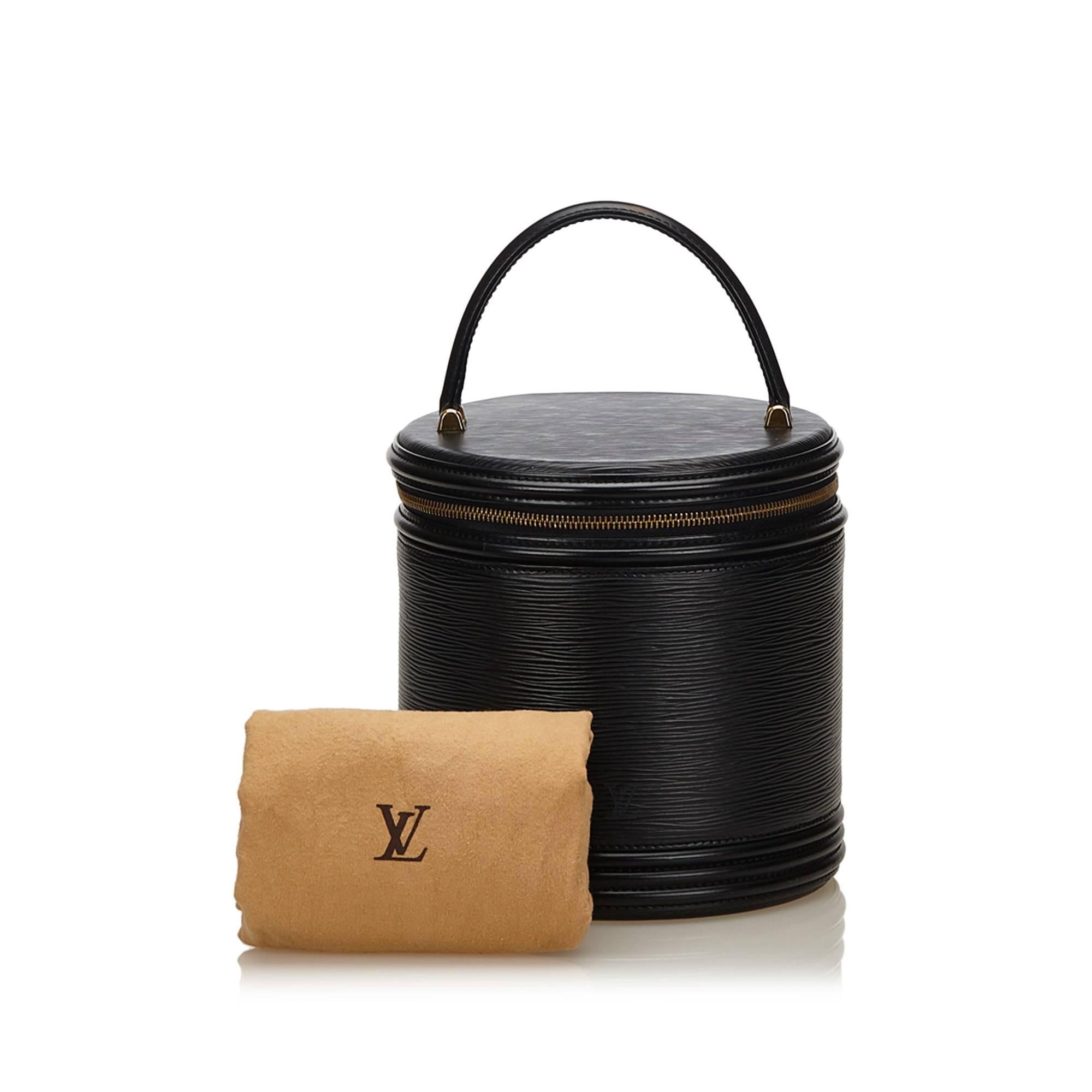Louis Vuitton Epi Leather Cannes Round Vanity Bag 2