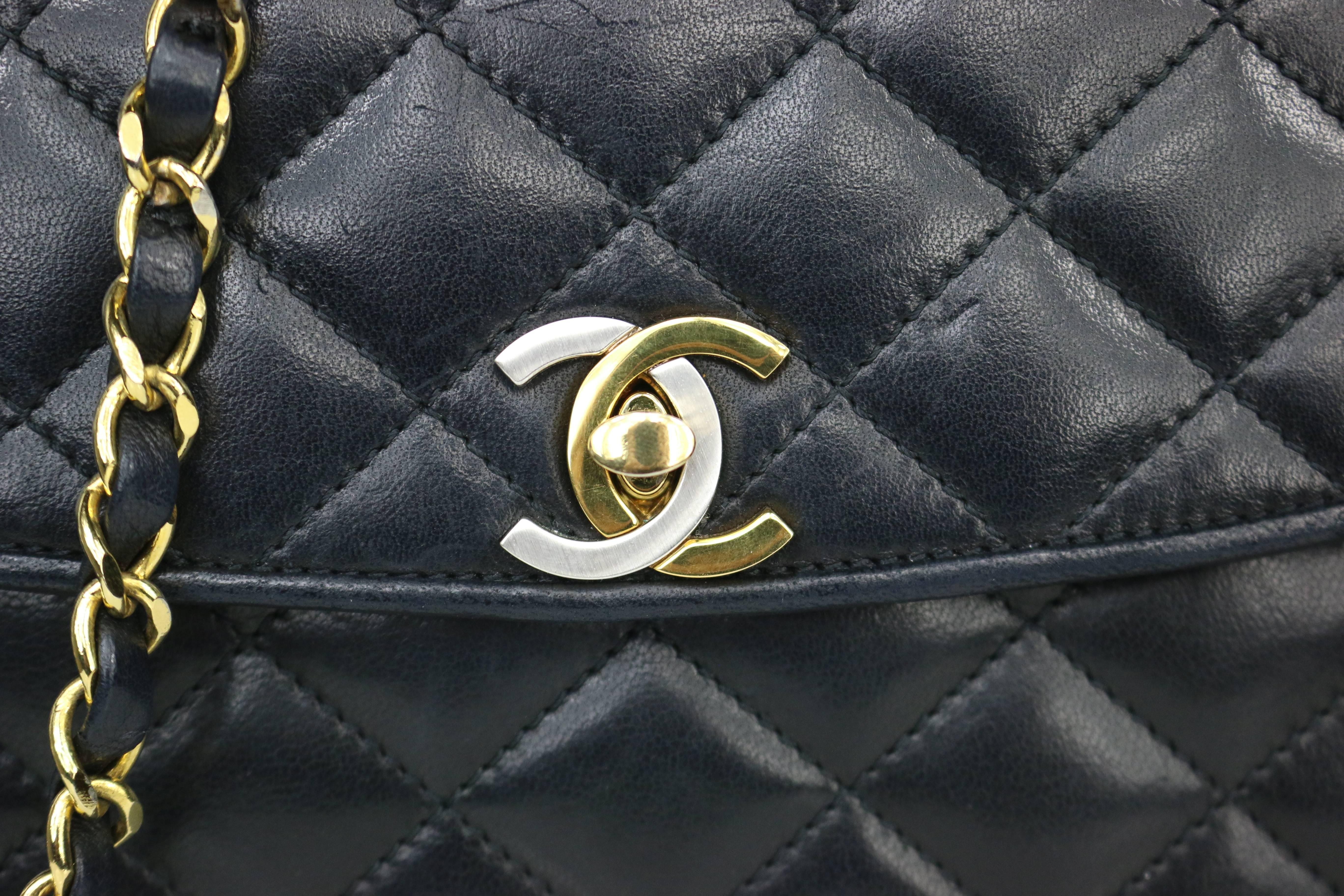 Chanel Semi-Circle Black Quilted Lamb Leather Paris Limited Edition Shoulder Bag 9
