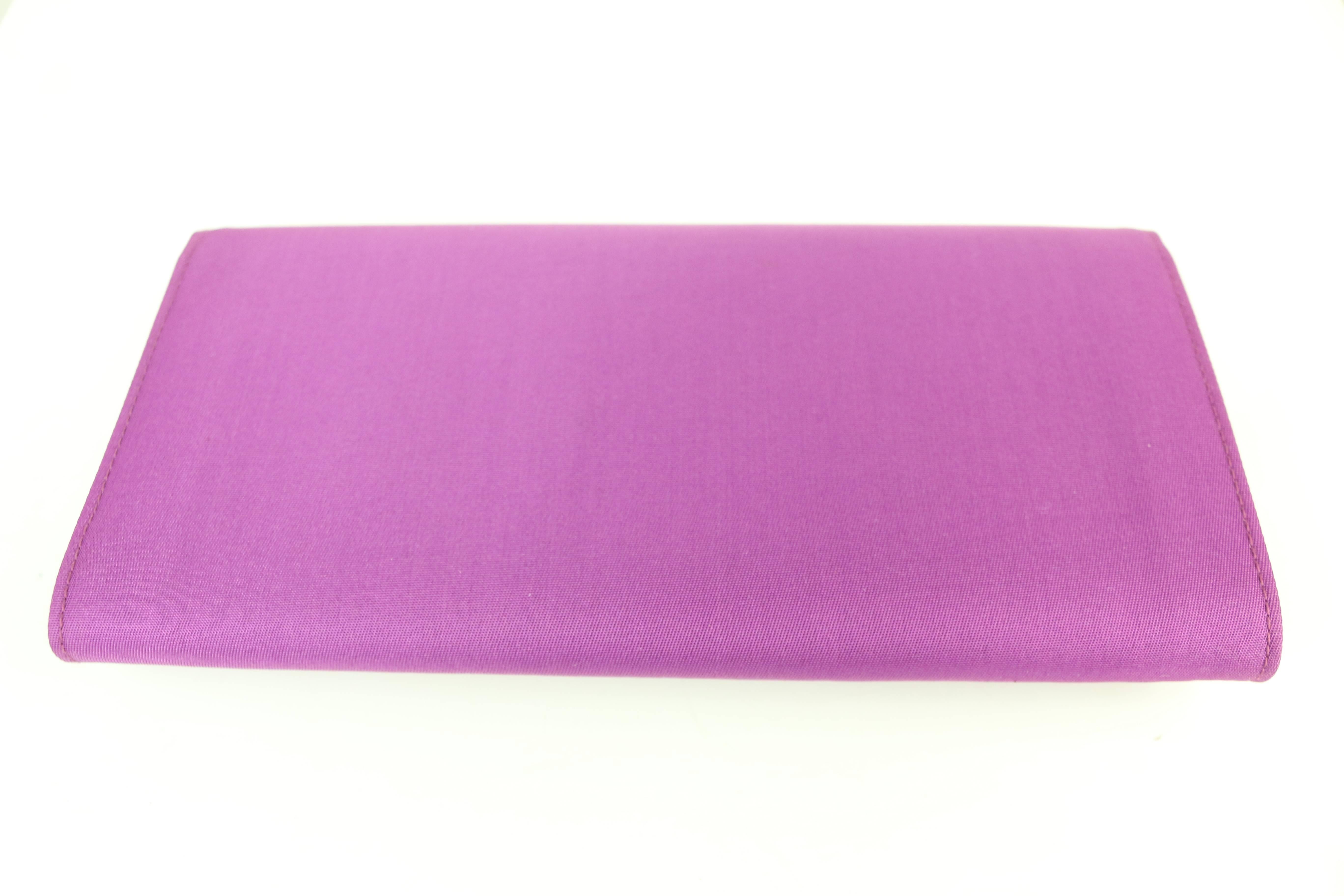 Women's Prada Purple Polyester Wallet 