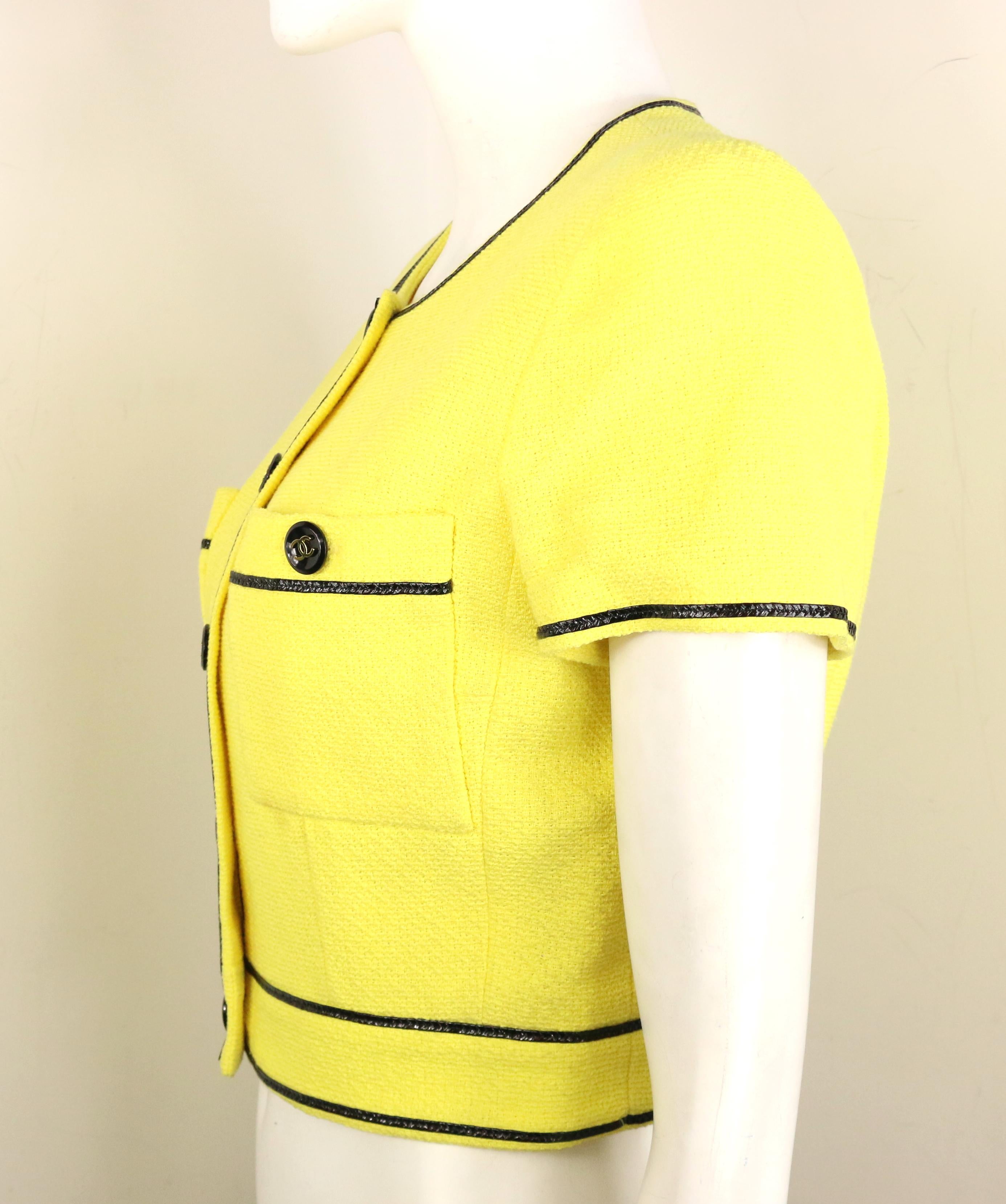 chanel yellow jacket