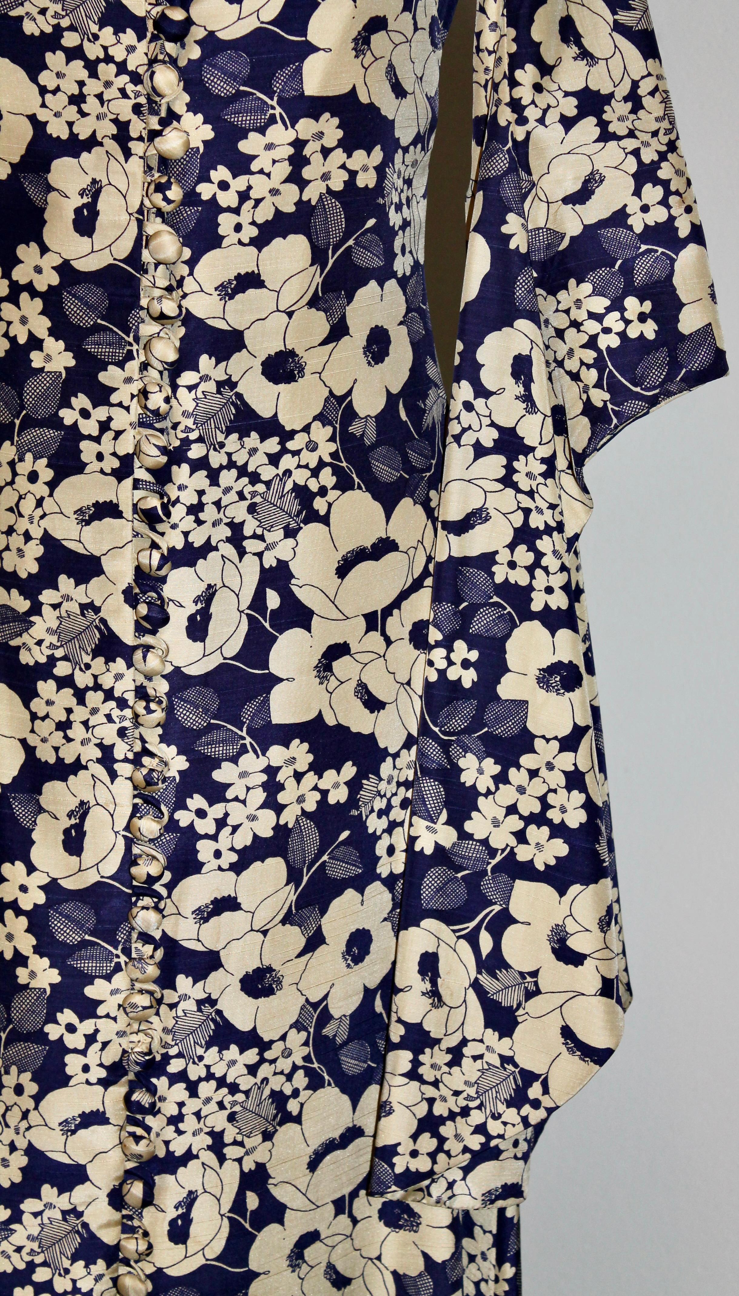 AnnaCat - Robe en soie japonaise des années 1960 Pour femmes en vente