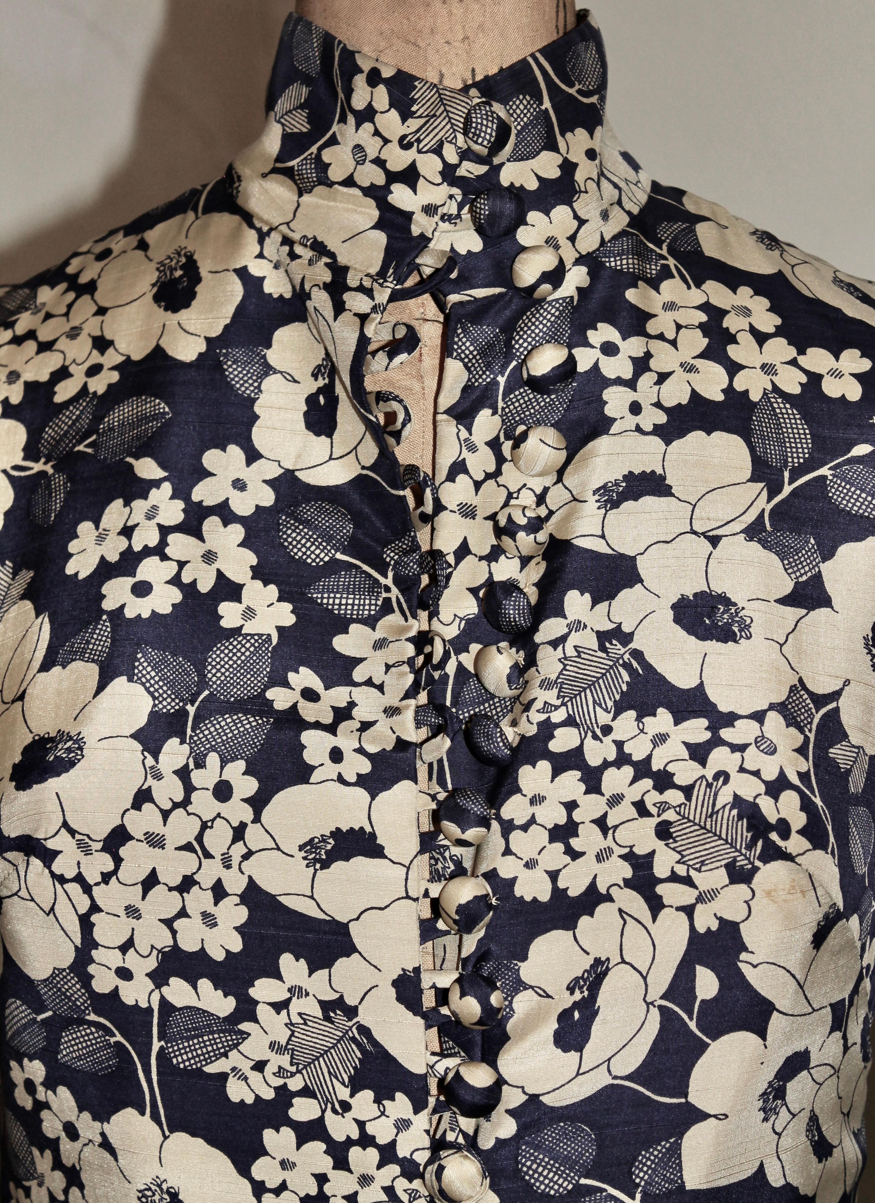 AnnaCat - Robe en soie japonaise des années 1960 en vente 1