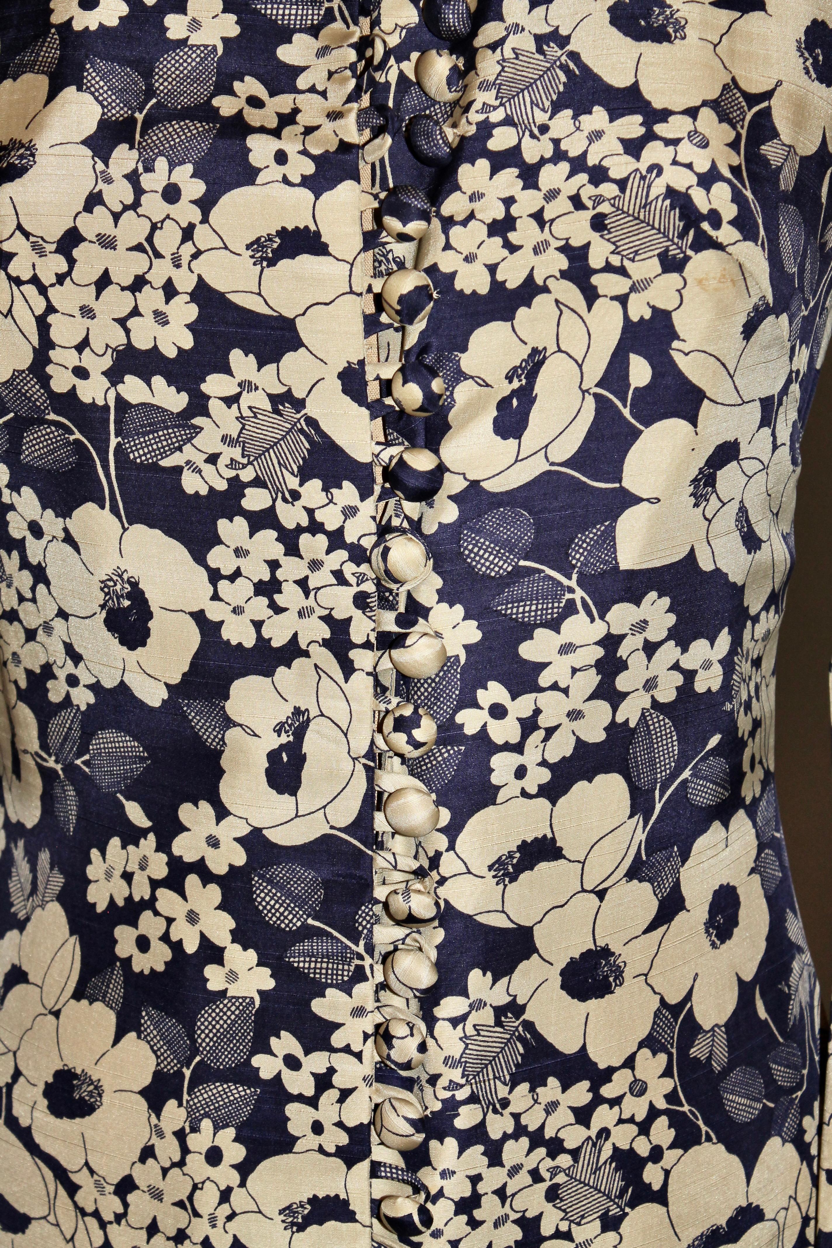 AnnaCat - Robe en soie japonaise des années 1960 en vente 2