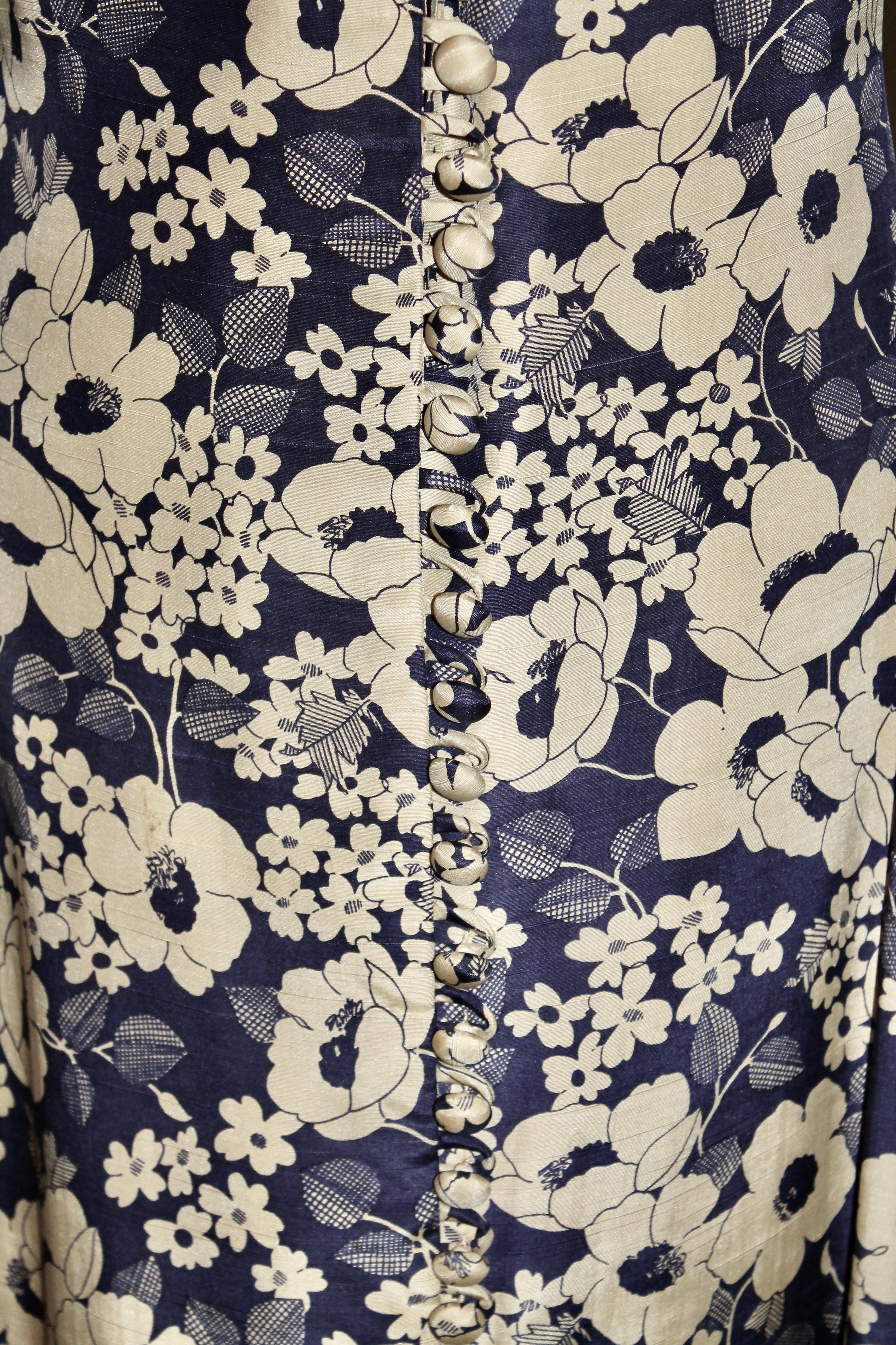 AnnaCat - Robe en soie japonaise des années 1960 en vente 3