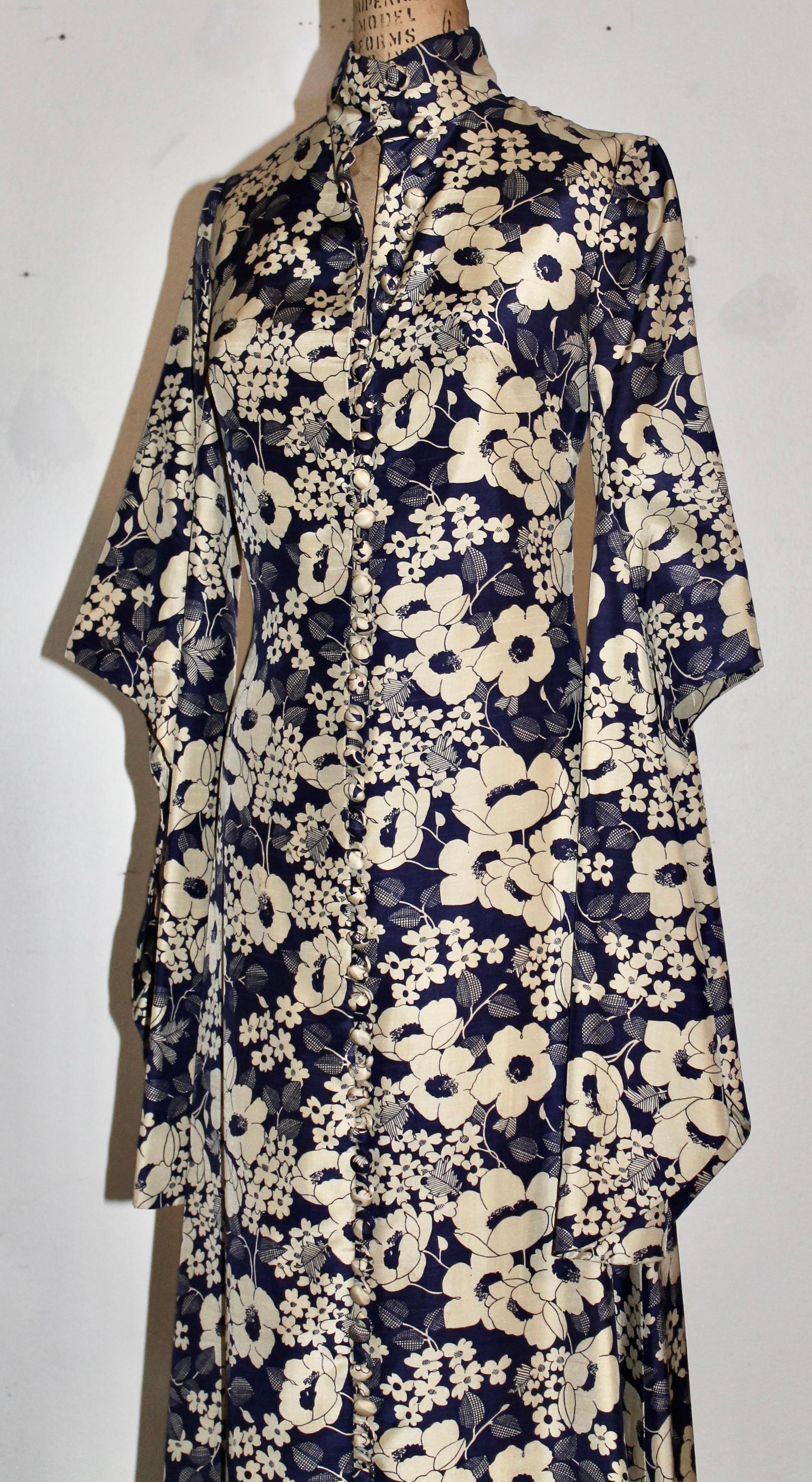 AnnaCat - Robe en soie japonaise des années 1960 en vente 8