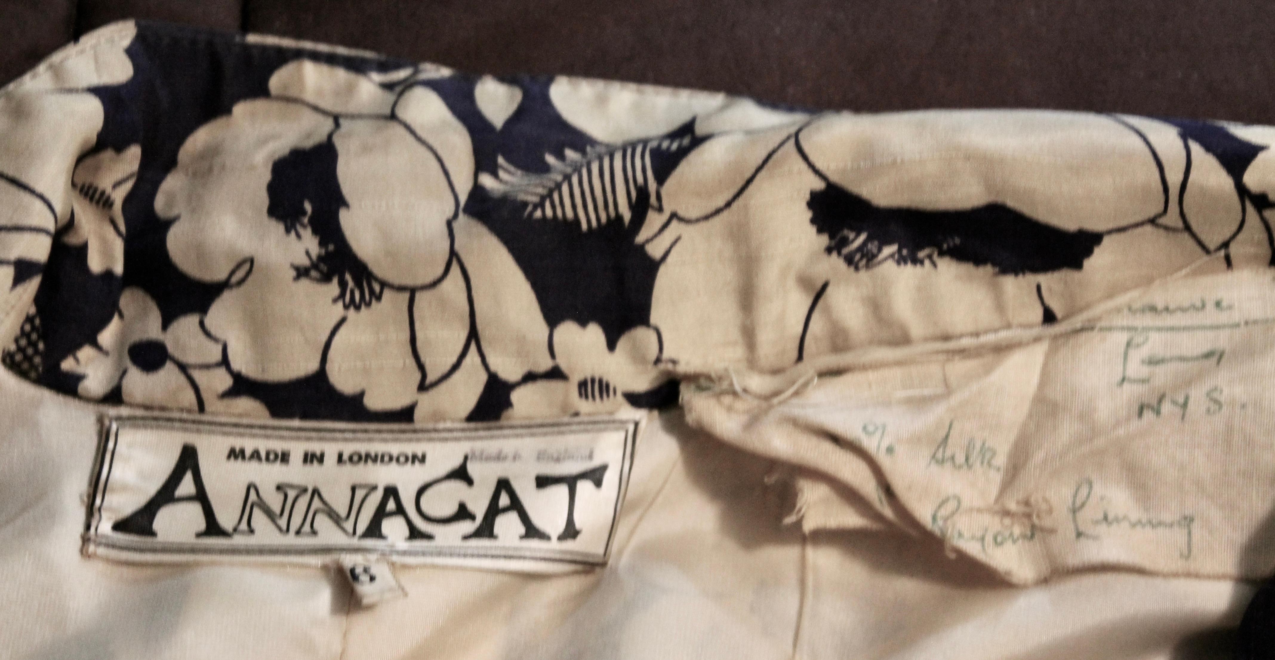 AnnaCat - Robe en soie japonaise des années 1960 en vente 11