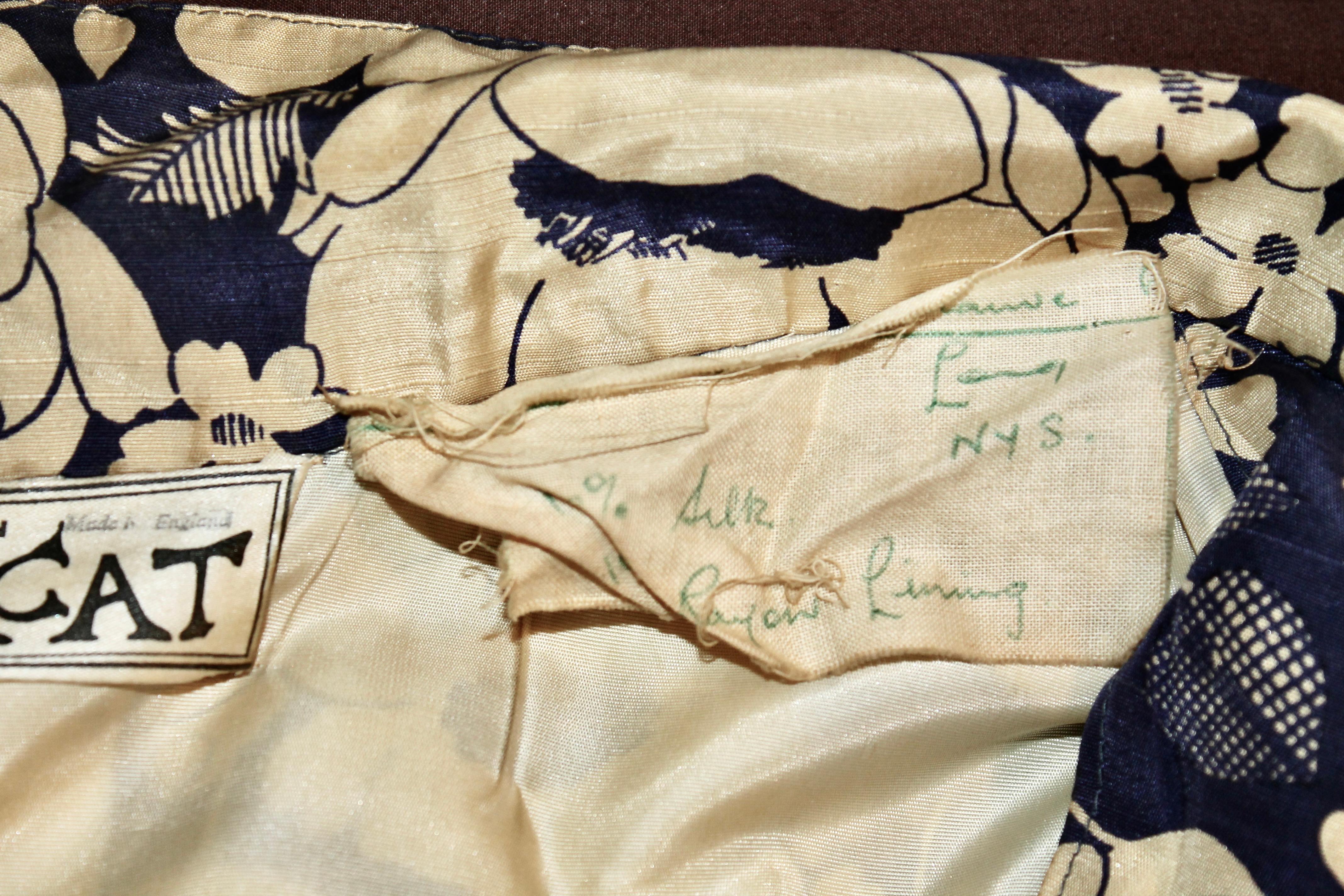 AnnaCat - Robe en soie japonaise des années 1960 en vente 12