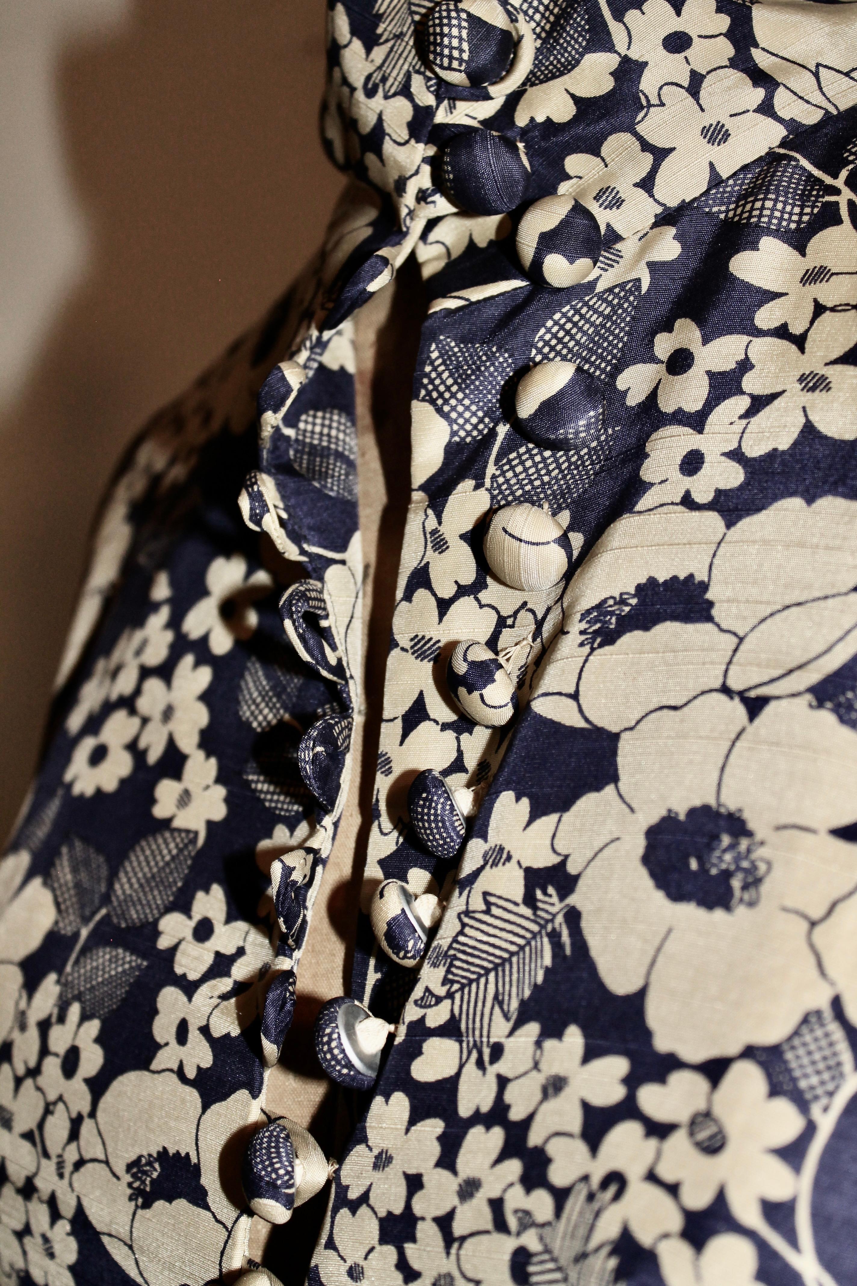 AnnaCat - Robe en soie japonaise des années 1960 en vente 13