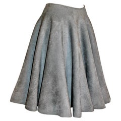 Alaia Grey Sculptural 'Skater' Skirt