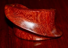 Catherine Noll attributed Hand Carved Wood Bracelet