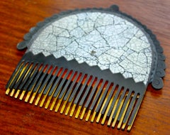 Peggy Bannenberg Eggshell Hair Comb, Netherlands 1960