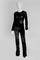 Free Shipping: Tom Ford Gucci FW1999 Runway Silk Sweater & Ruched Velvet Pants!