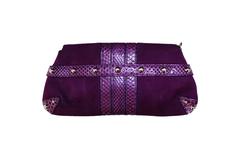 Amazing Purple Suede Python Horsebit Bag Tom Ford Gucci FW 2004!