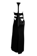Free Shipping:Rare & Iconic Tom Ford Gucci FW 2004 Collection Black Dragon Gown!