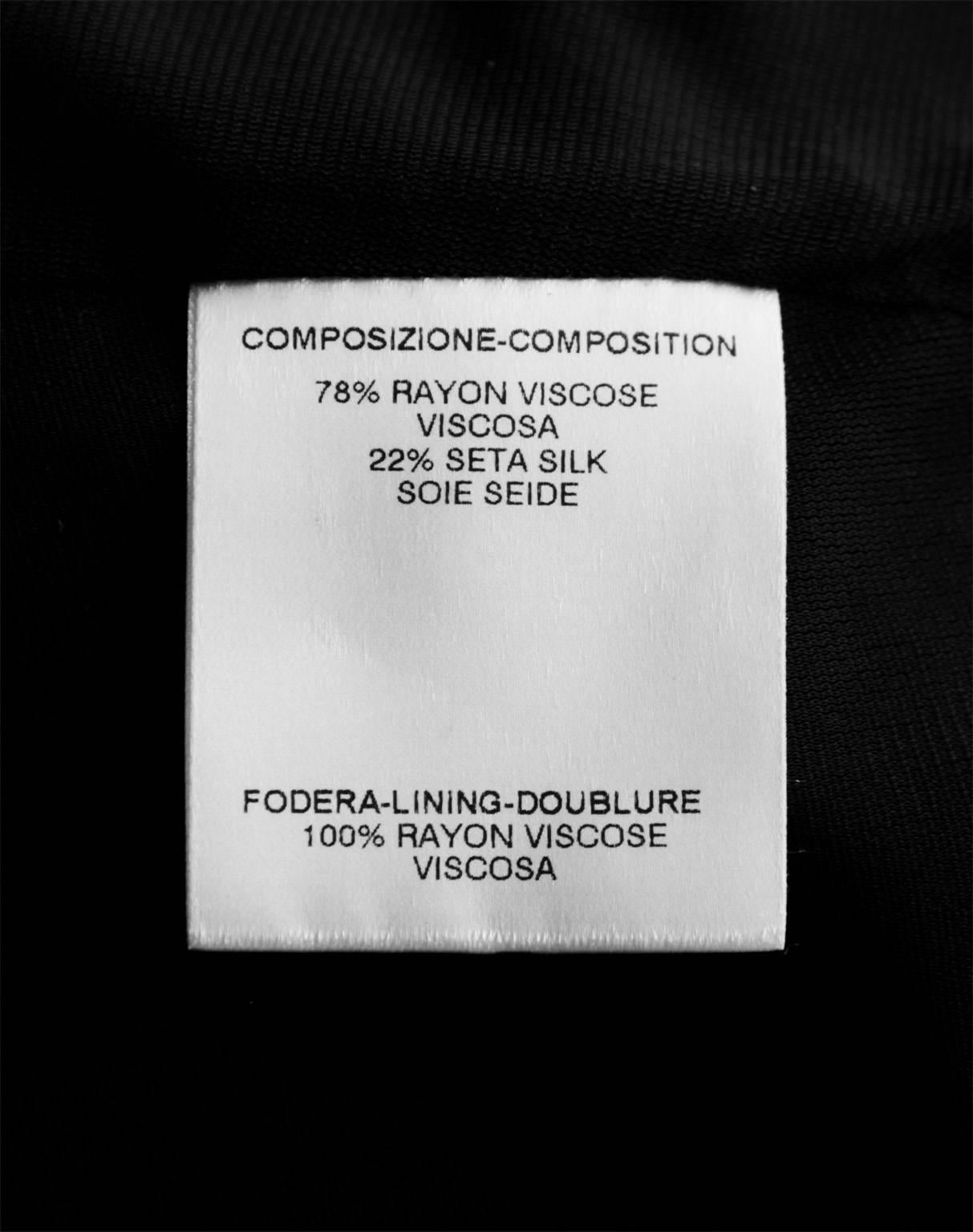Free Shipping:Rare & Iconic Tom Ford Gucci FW 2004 Collection Black Dragon Gown! 4