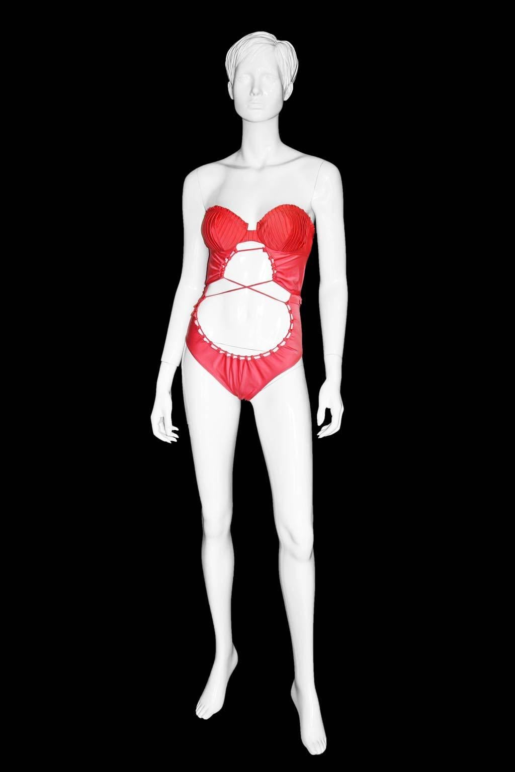 The Most Heavenly Tom Ford Gucci Spring Summer 2004 Runway Collection Coral Pink Swimsuit!

We've been international collectors of Tom Ford for Gucci & YSL since 2005, buying primarily for ourselves &  wholesaling to a number of collectors &