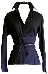 Free Shipping: Tom Ford Gucci FW 2002 Silk Shirt & Obi Belt In Italian Size 44!
