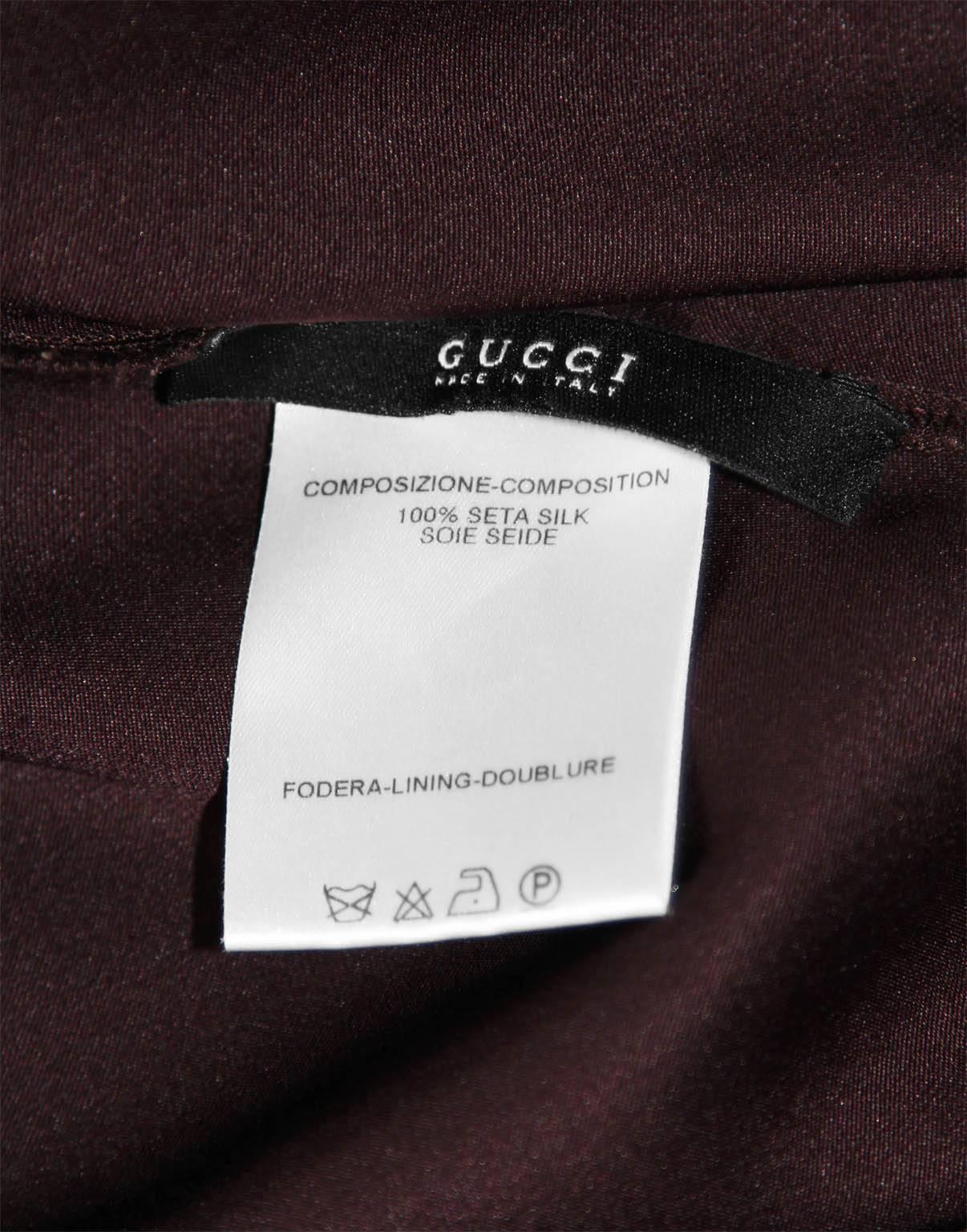 Uber-Rare Tom Ford Gucci FW 2002 Brown Silk Kimono Runway Top & Ribbon Skirt! 2