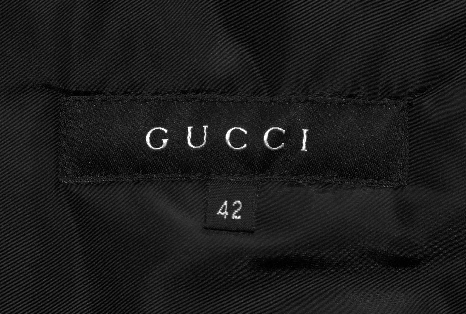 Free Shipping: The Most Heavenly Tom Ford Gucci FW 2004 Black Parka Coat! IT 42 In Good Condition In Melbourne, AU