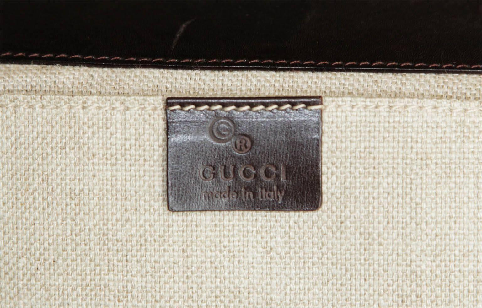 That Incredible Beige Linen Tom Ford For Gucci SS 2002 Collection Horsebit Bag! In Good Condition In Melbourne, AU