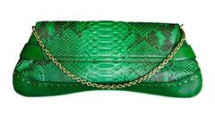 That Incredible Green Python Tom Ford For Gucci SS 2002 Collection Horsebit Bag!