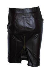 Free Shipping: Heavenly Tom Ford Gucci FW 2003 Brown Leather Skirt & Belt! IT 40