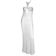 Robin Wright Penn's Heavenly Tom Ford Gucci FW 2004 Collection White Gown! IT 40 4