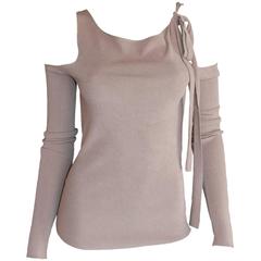 Free Shipping: Gorgeous Tom Ford Gucci FW 2003 Mushroom Cold Shoulder Sweater! L 12