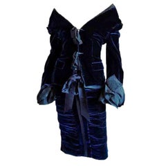 Scrumptious Tom Ford YSL FW 2002 Silk Runway & Ad Campaign Jacket & Skirt! FR 44