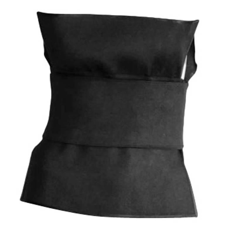 That Iconic Tom Ford YSL Rive Gauche 2001 Black Runway Bustier Top In Size 36!
