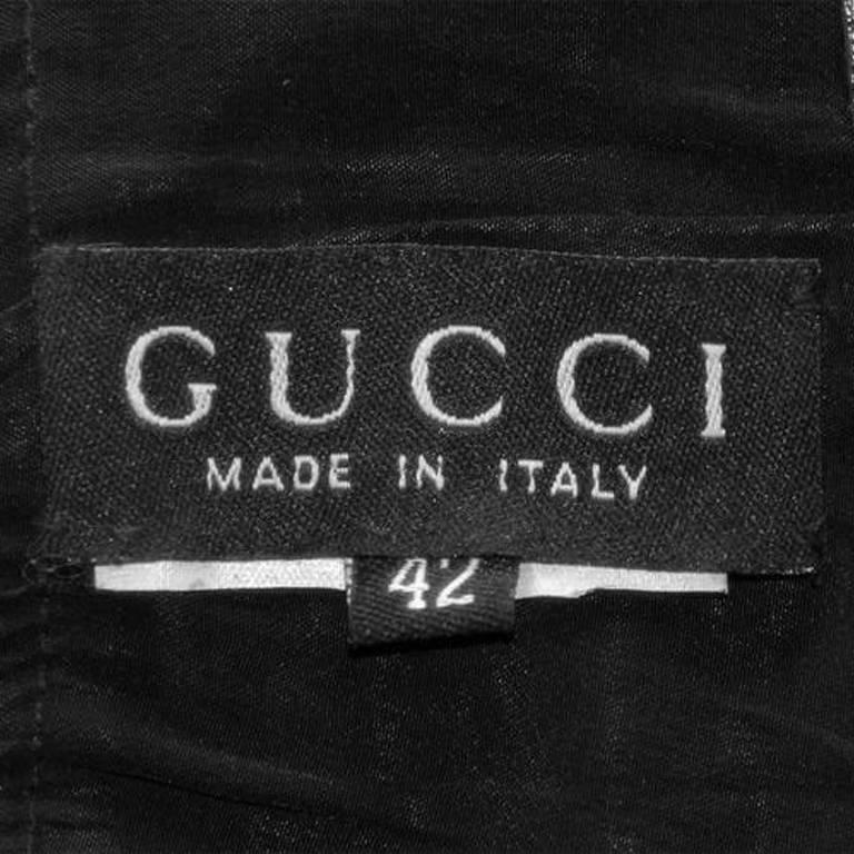 Black Kate's Ridiculously Iconic Tom Ford Gucci 1996 Leather Runway & Ad Campaign Top!