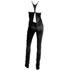 The Most Amazing Tom Ford Gucci FW 2004 Collection Black Top & Pants Set! IT 42