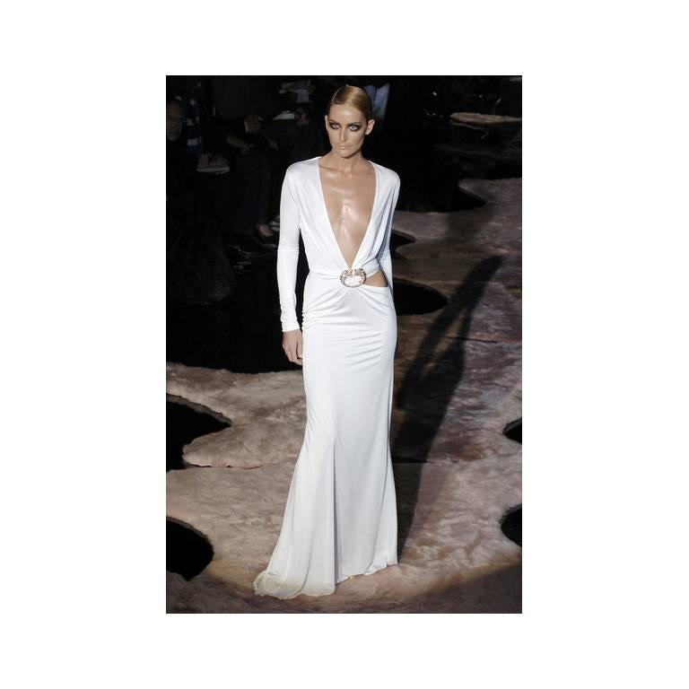 That Famous & Uber-Rare & Iconic Tom Ford Gucci FW 2004 Collection Dragon Gown! 3