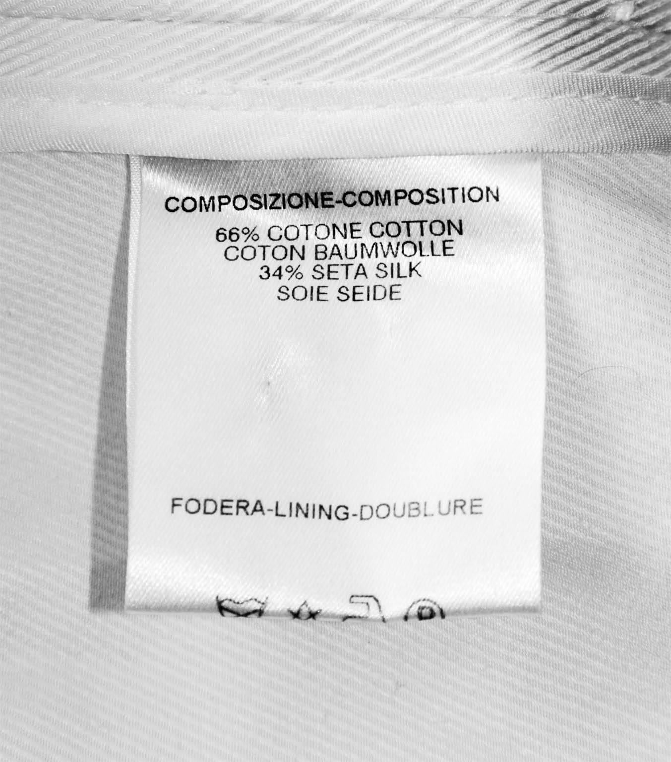 Incredibly Rare Tom Ford For Gucci FW 2003 White Corsetted Runway Jacket & Skirt 3