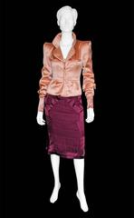 TOTAL RELOCATION CLEARANCE Tom Ford YSL 04 Runway Silk Skirt Suit Reduced By 80%